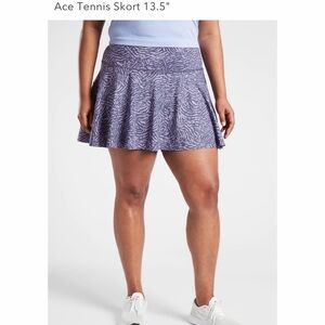 Athleta Ace Women's Purple Tennis Skort NWT SZ 1X